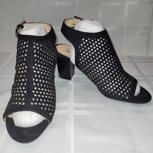 Black Chunky Heel Shoes